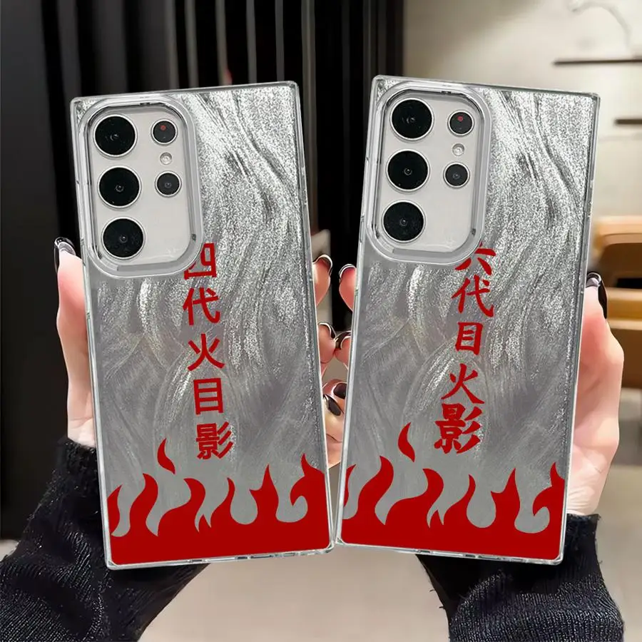 

Чехол для телефона Samsung Galaxy S21 S23 S20 FE S24Ultra S21+ S25 Ultra S22 Plus S20 FE, мягкий чехол с логотипом Наруто и Намиказе