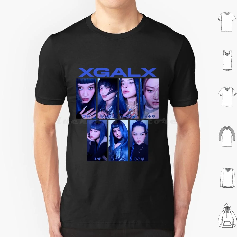 Xg Xgalx Kpop Jpop Pop ( Jurin , Harvey , Chisa , Hinata , Maya , Juria , Cocona ) T Shirt Big Size 100% Cotton Xg Xgalx Kpop