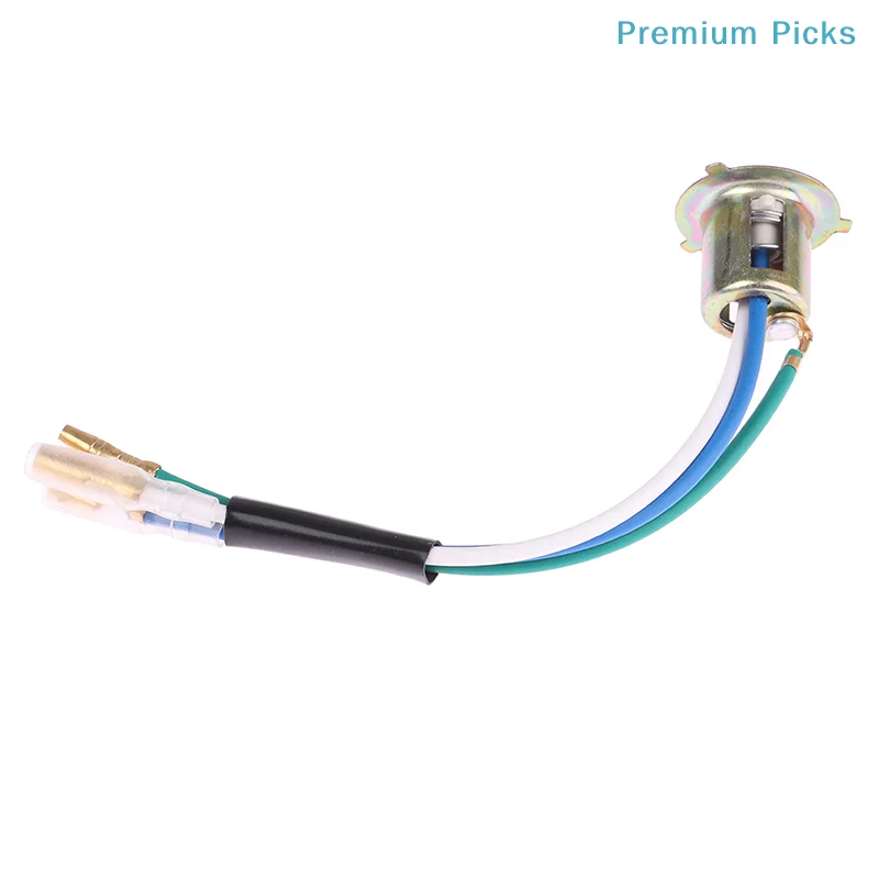 portableHeadlight Bulb Socket Lamp Holder Ignitor Wire Motorcycle Electric Vehicle Single Claw Headlight Lamp Holder