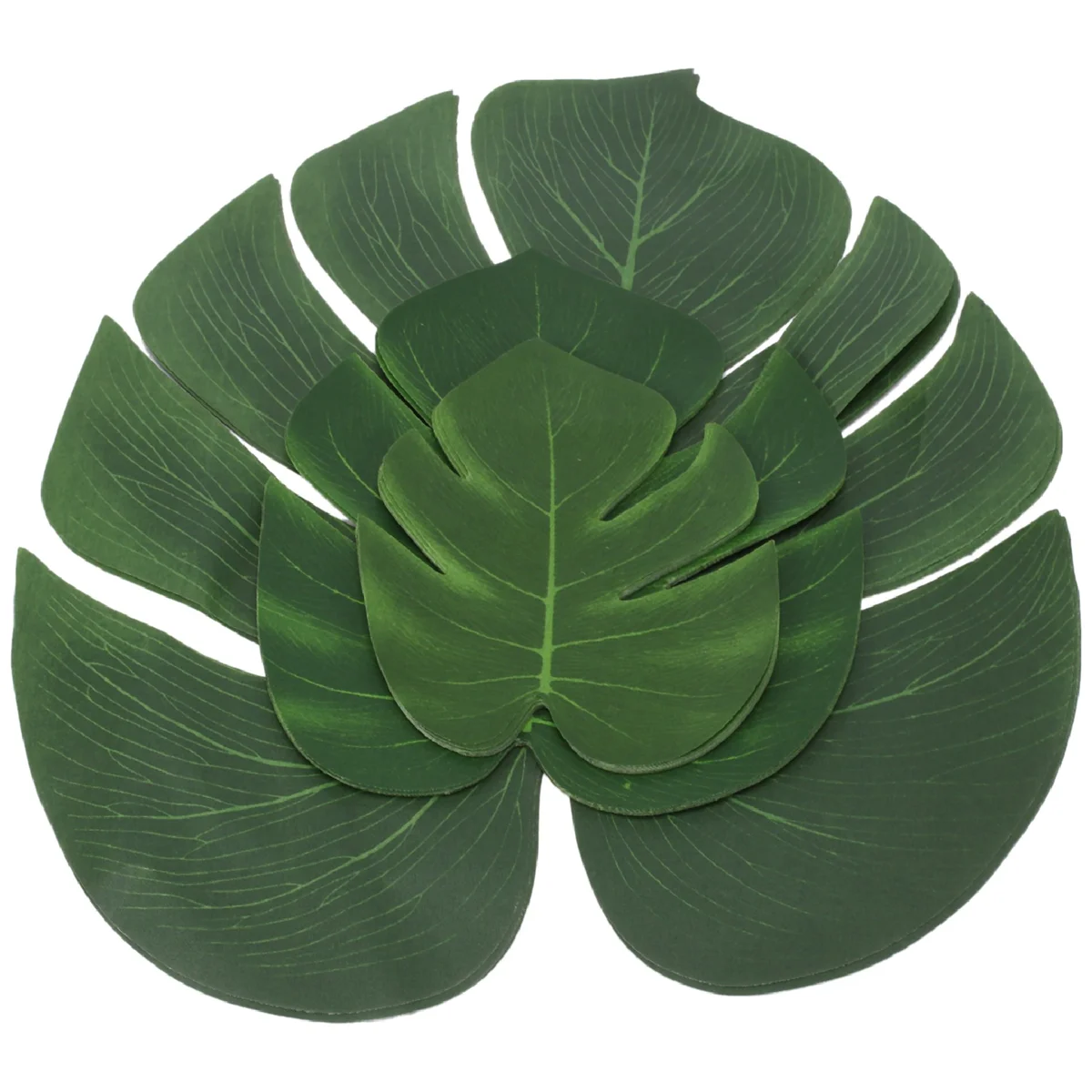 

72 Pcs Artificial Palm Tropical Leaves Jungle Leaves Decorations for Beach Baby Shower Wedding Birthday Decorations