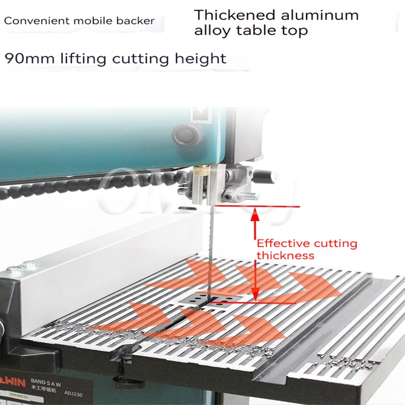 8-inch Woodworking Band Saw, Curve Saw Cutting Machine, Small Household Multifunctional Metal Cutting Saw