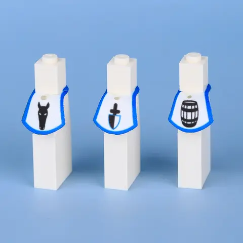 Medeltida Rom Riddare Figurer Axelrustning Flagga Byggstenar Militär Armé Soldat Vapen Krigshäst Mantel MOC Tegelstenar Barnleksak 8 best sales Lego medeltida vapen - №6