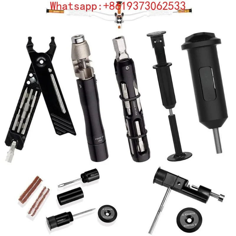 

Suitable for Mountain Road Bike Stem Head Tube Hidden Portable Multi-functional Bike Repair Ratchet Tool