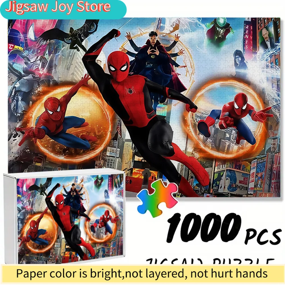 

Пазл MARVEL «Человек-паук и Доктор Стрэндж» для взрослых, утолщенный, с изображением битвы Человека-паука и Доктора Стрэнджа.