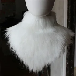 Sciarpa pelosa Colletto con bavaglino Gilet Fursuits Accessori parziali Pelliccia corta Molti colori Costumi Cosplay Accessori per costumi animali