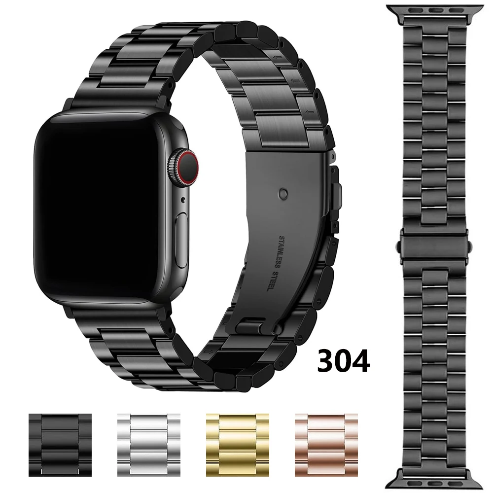 

Quick Release Stainless Steel Strap for Apple Watch Ultra 2 Band 38 40mm 41 42mm 44 45mm 49mm iWatch Series 9 8 7 6 5 4 SE 3 2 1