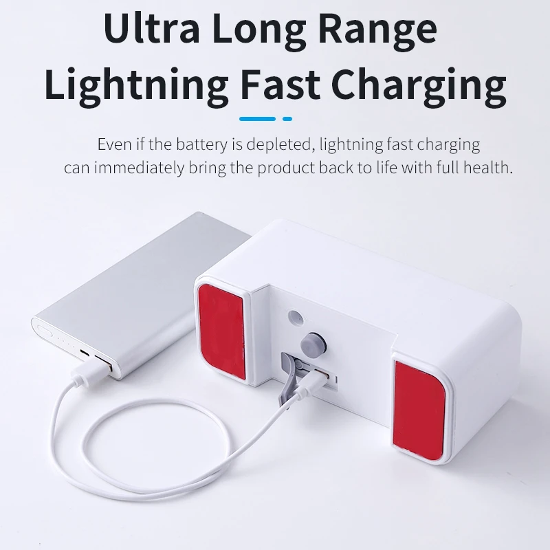 Induction Press Flusher Automatic Press Intelligent Infrared Flushing Waterproof Type-C Charging For Home Hotel