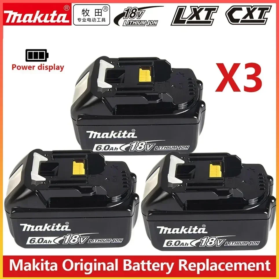 

Genuine/Original Makita 18v battery bl1850b BL1850 bl1860 bl 1860 bl1830 bl1815 bl1840 LXT400 6.0Ah for makita 18v tools drill