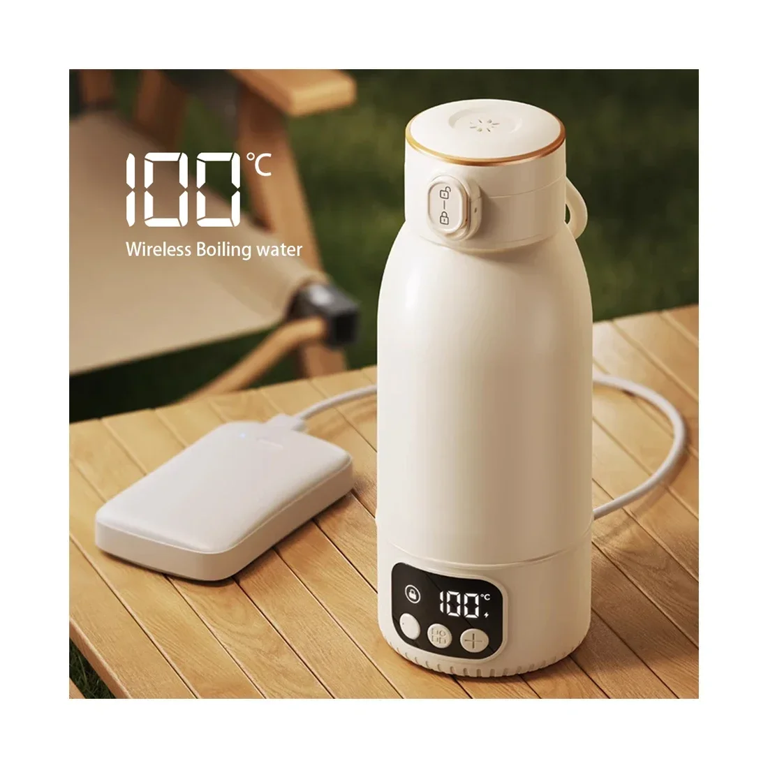 

Portable Bottle Warmer 2025 New Wireless Boiling Water Quick Heating Baby Bottle Warmer