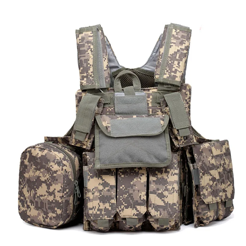 

Tactical Molle CIRAS Vest Plate Carrier Chest Rig Airsoft Vest Military Mag Pouch Bag Adjustable Armor Paintball Hunting Vest