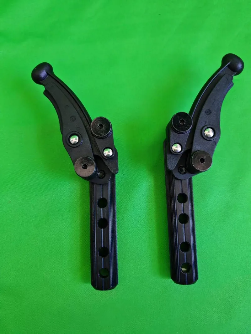 

Pair, Wheelchair Spare Parts Aluminum Alloy wheelchair hand brake for sports manual wheelchair