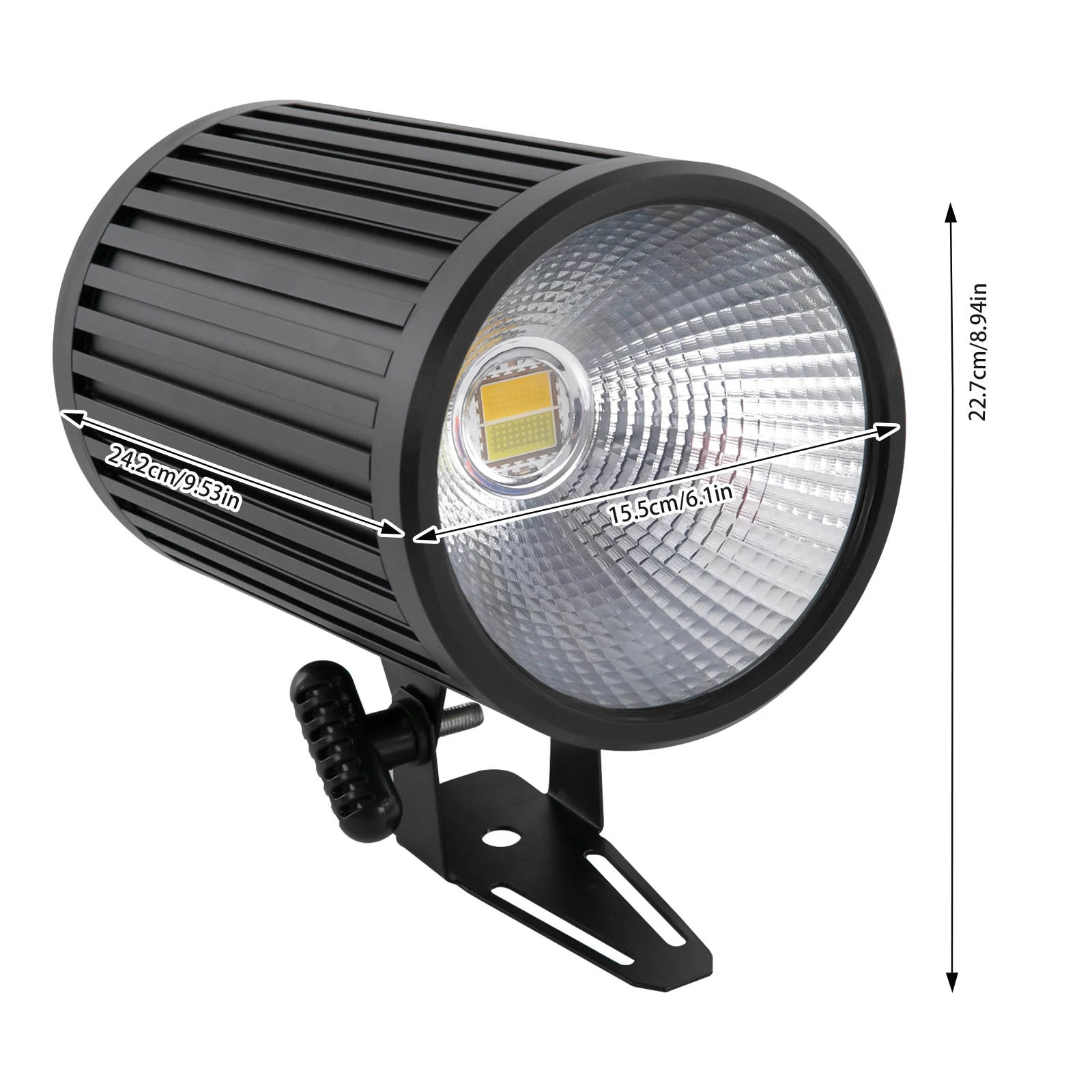 Professional Par Can Light IP65 Rated,200W COB LED with DMX512 Control for DJ/Club/Events