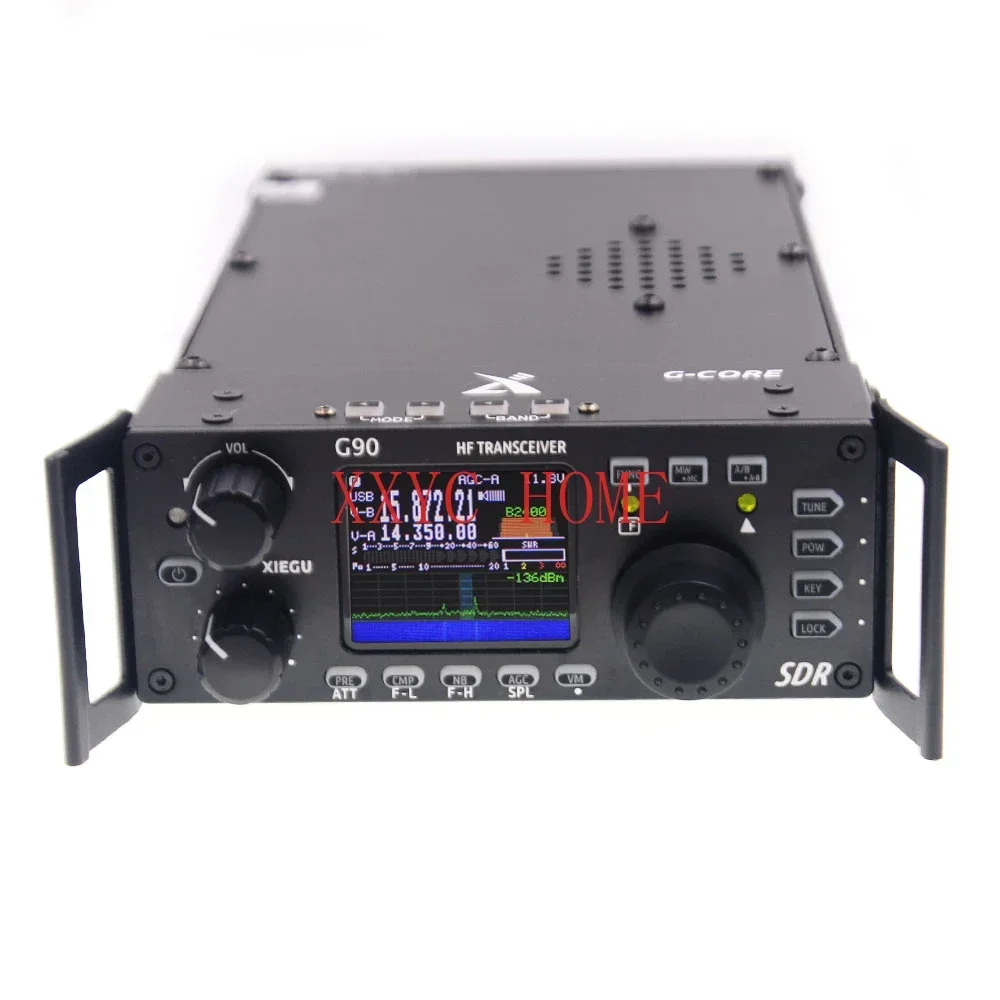 Radio HF Transceiver 20W SSB / CW / AM  0.5-30MHz SDR Structure with Built-in Auto Antenna Tuner