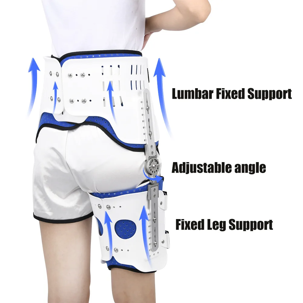 Hip Fixation Brace Hip Joint Dislocation Abduction Orthosis Comfortable Fixation Waist Leg Brace Femur Injury Protective Tools