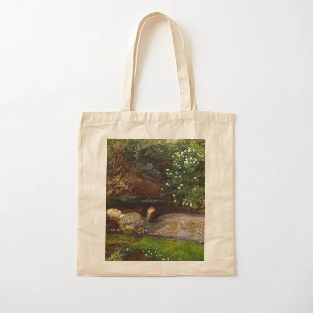 Ophelia - John Everett Millais Tote Bag reusable shopping bags Shopper bag Canvas Tote Bag