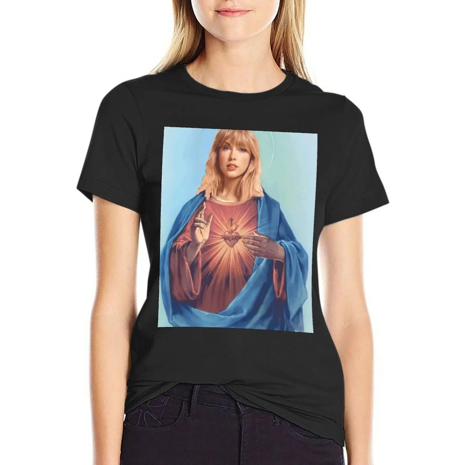 

Aylor Swift Jesus fashion T-Shirt summer top female plus sizes sweat Womens graphic t shirts