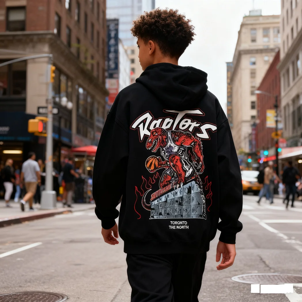 

Toronto Basketball Team Hoodie Winter Training Jersey Cotton Pullover Sweatshirt Streetwear Vintage Oversized Hip Hop Tops