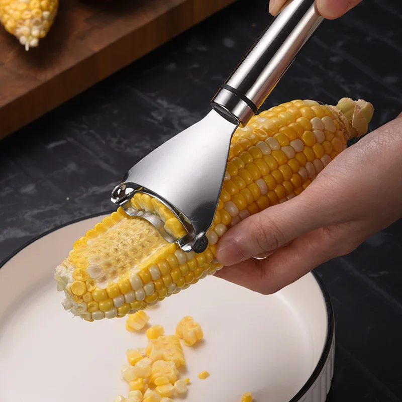 

1pcs Stainless steel corn shaper corn sheller Household kitchen sheller corn kernel separation stripper