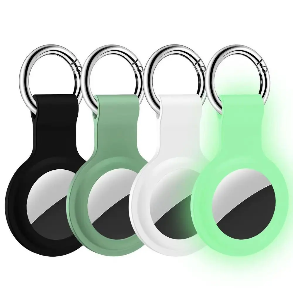 

Premium Keychain Protective Case Anti-lost Full Protection Tracker Device Shock-proof Silicone Protective Cover for Apple AirTag