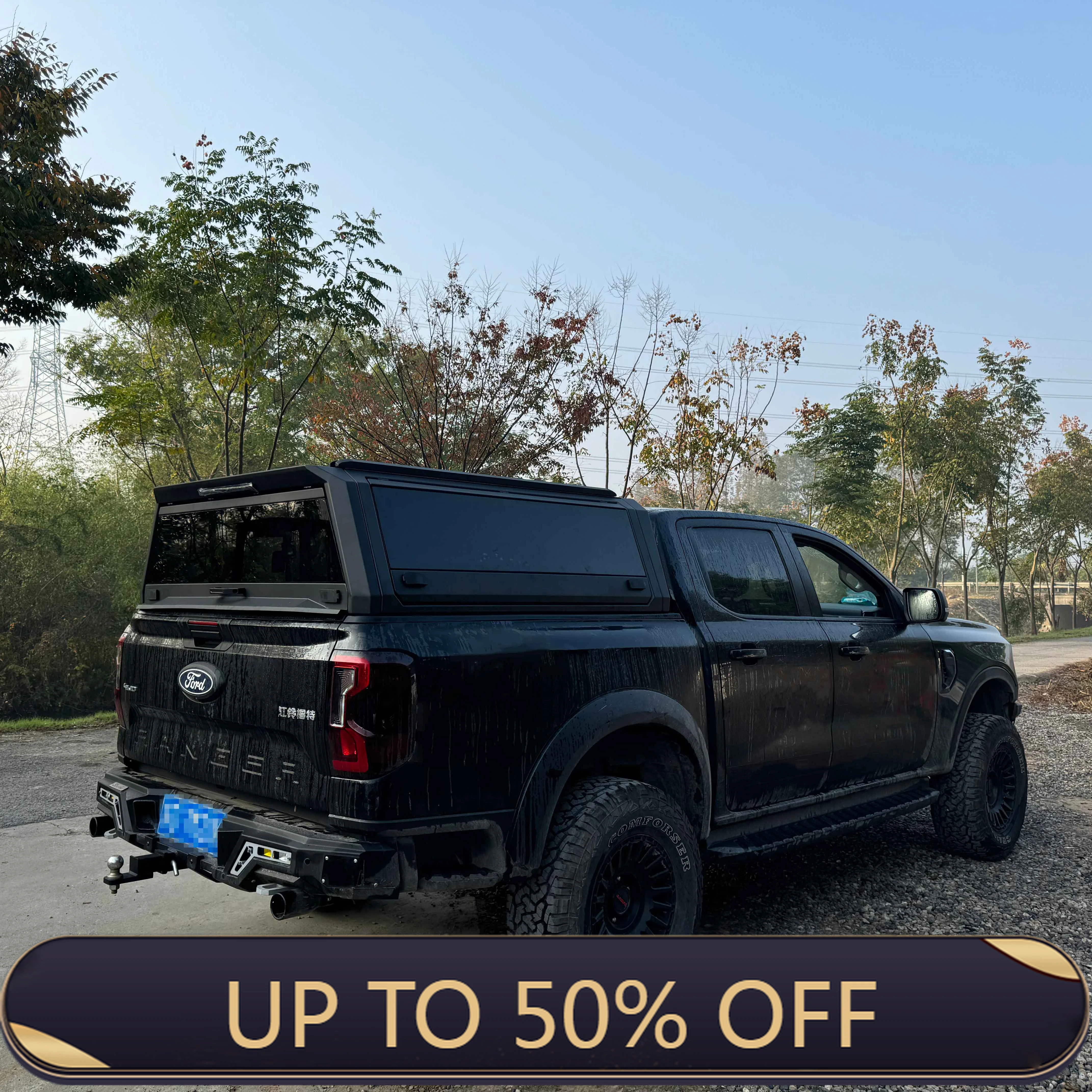 

Deren High QualitTRUCK CANOPY for Chevy SILVERADO 1500 5ft 2020+ CANOPY Truck Topper UTE Waterproof Anti Theft Hardtop Canopy