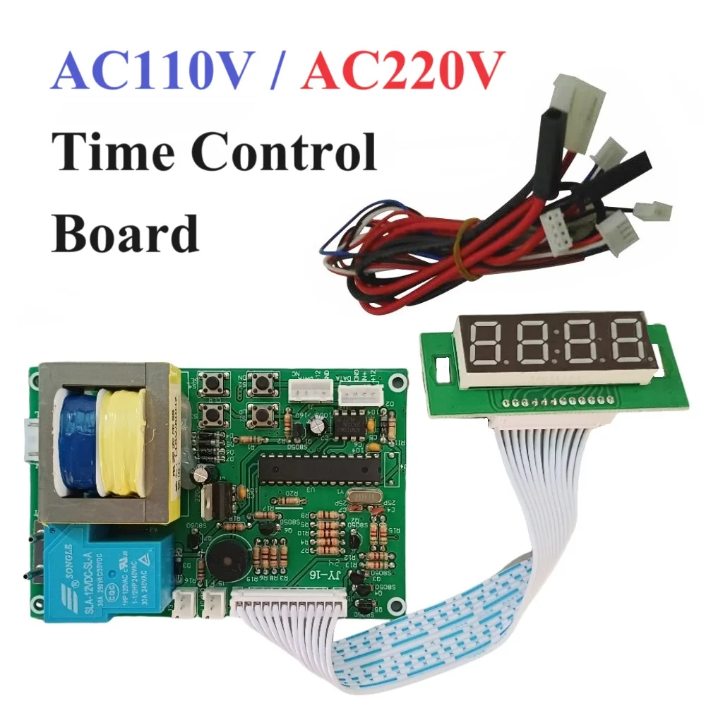 

AC110V/AC220V coin operated Timer board Timer Control Board Power Supply with coin acceptor selector for washing machine