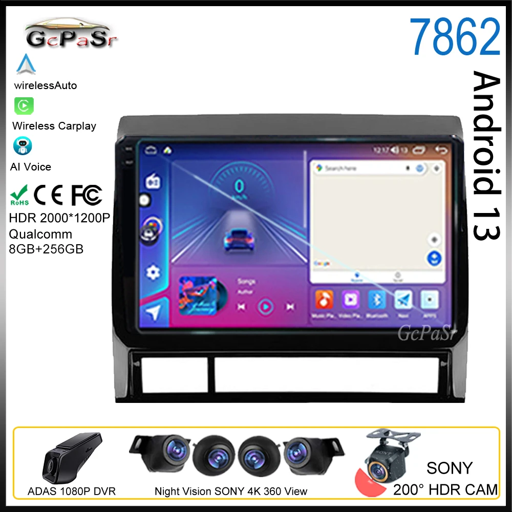 

Auto Android For Toyota Tacoma 2 N200 Hilux 2005 - 2015 Multimedia Player Video CarPlay 7862 No 2din DVD Stereo No 2din Screen