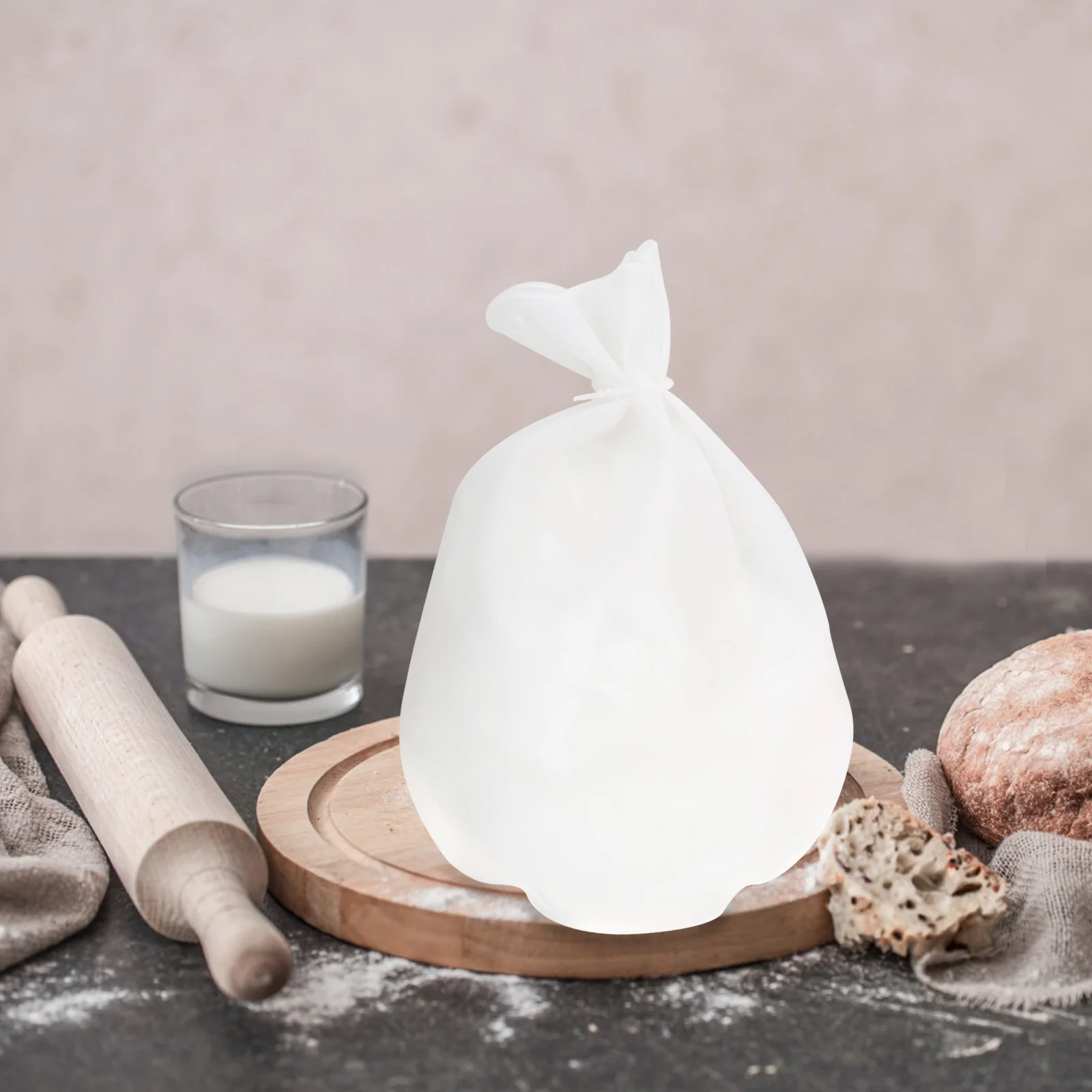 

2Pcs Heat-Resistant Silicone Kneading Bags for Dough Mixing Non-Slip Baking Pastry Bread Making Kitchen Tools Dough Bags