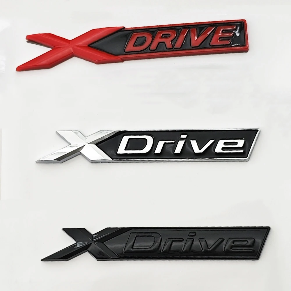 

3D ABS автомобильная наклейка с именем Xdrive логотип эмблема для BMW X1 X3 X5 X6 20d 30d 40d боковое крыло задний багажник значок наклейки аксессуары