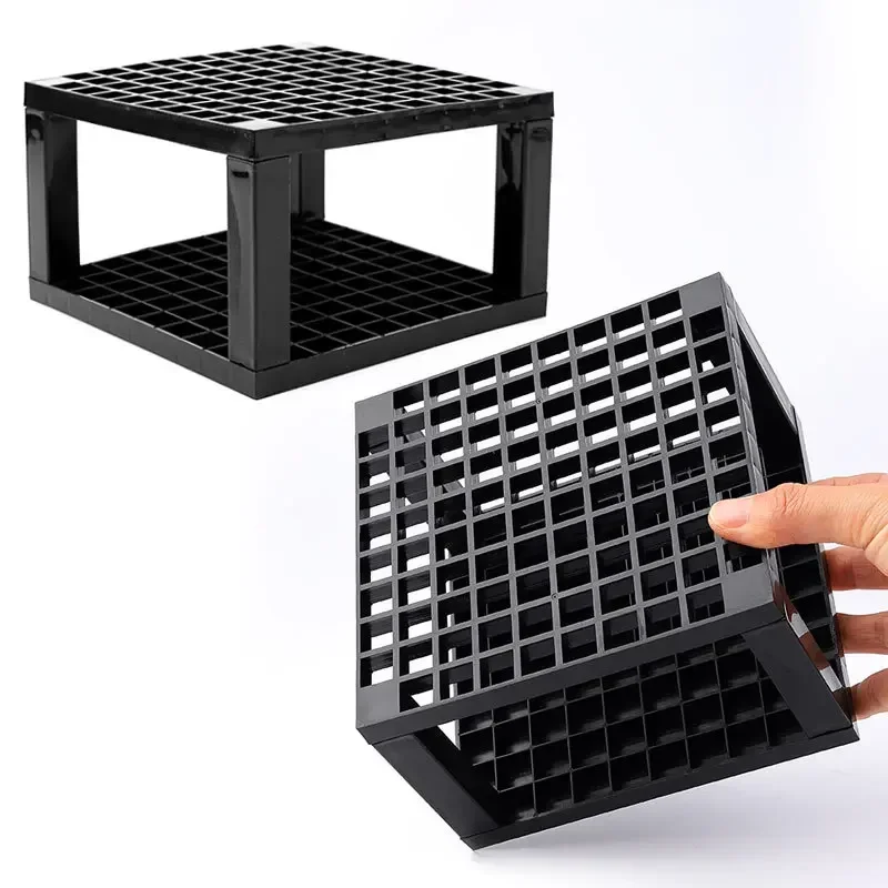 96 Slots Large Capacity Pen Holder Square Checkerboard Pen Holder Detachable Plastic Penholder Multi-purpose Pen Holder