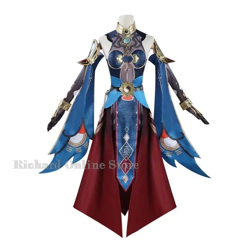 Hanya Anime Game Honkai Star Rail Cosplay Costume Clothes Wig and Shoes Cosplay Costume Ten-Lords Commission Judge Cosplay Woman