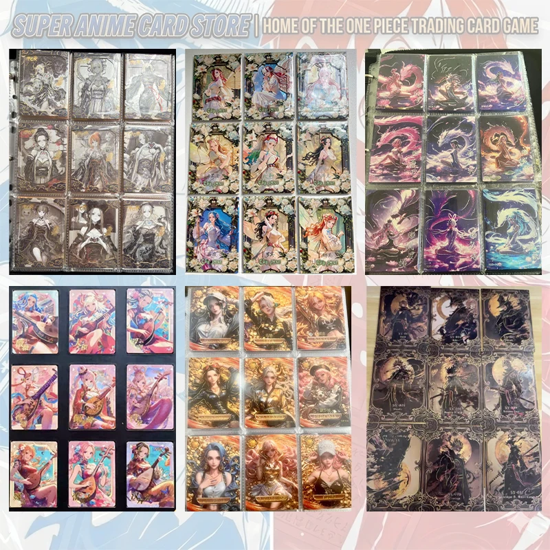 Japanese Anime One Piece Card Set Nico Robin Uta Nami Shirahoshi Perona Vinsmoke Reiju Boa Hancock Kalifa Collectible Cards