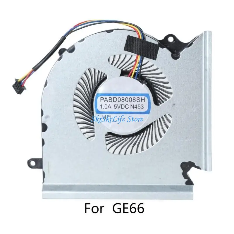 E65E para MSI GE66 GP66 MS-1542 Notebook CPU GPU FABRAS REFRIGENÇÃO DC5V / 1A PABD08008SH