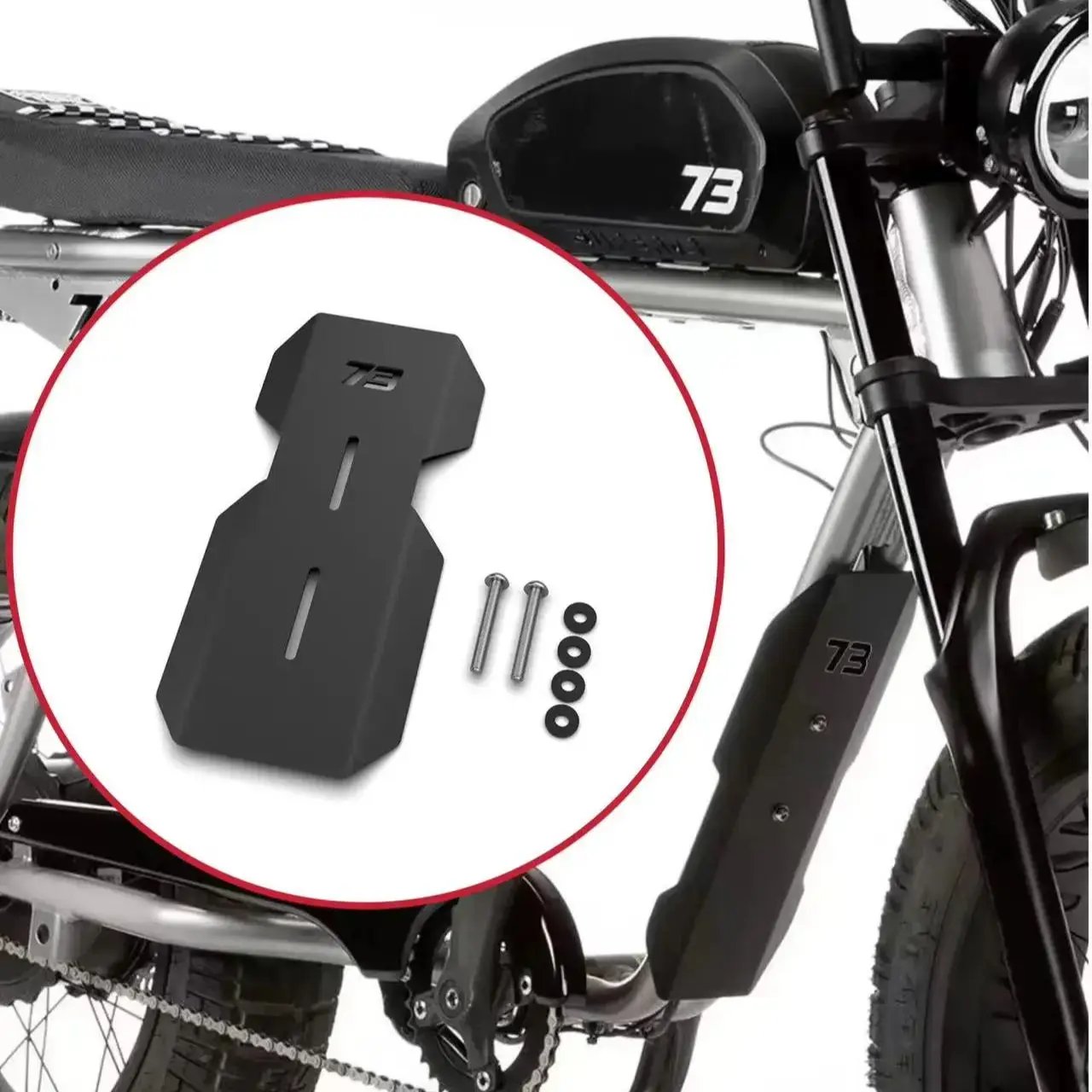 

For Super73 Super 73 S1 S2 RX Off-Road Middle Mudguard Fender Cover Back Mudguard Splash Guard Protector Motorcycle Accessories