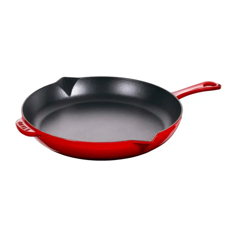 STAUB Enameled Cast Iron Fry Pan, 10-inch Classic, Made in France