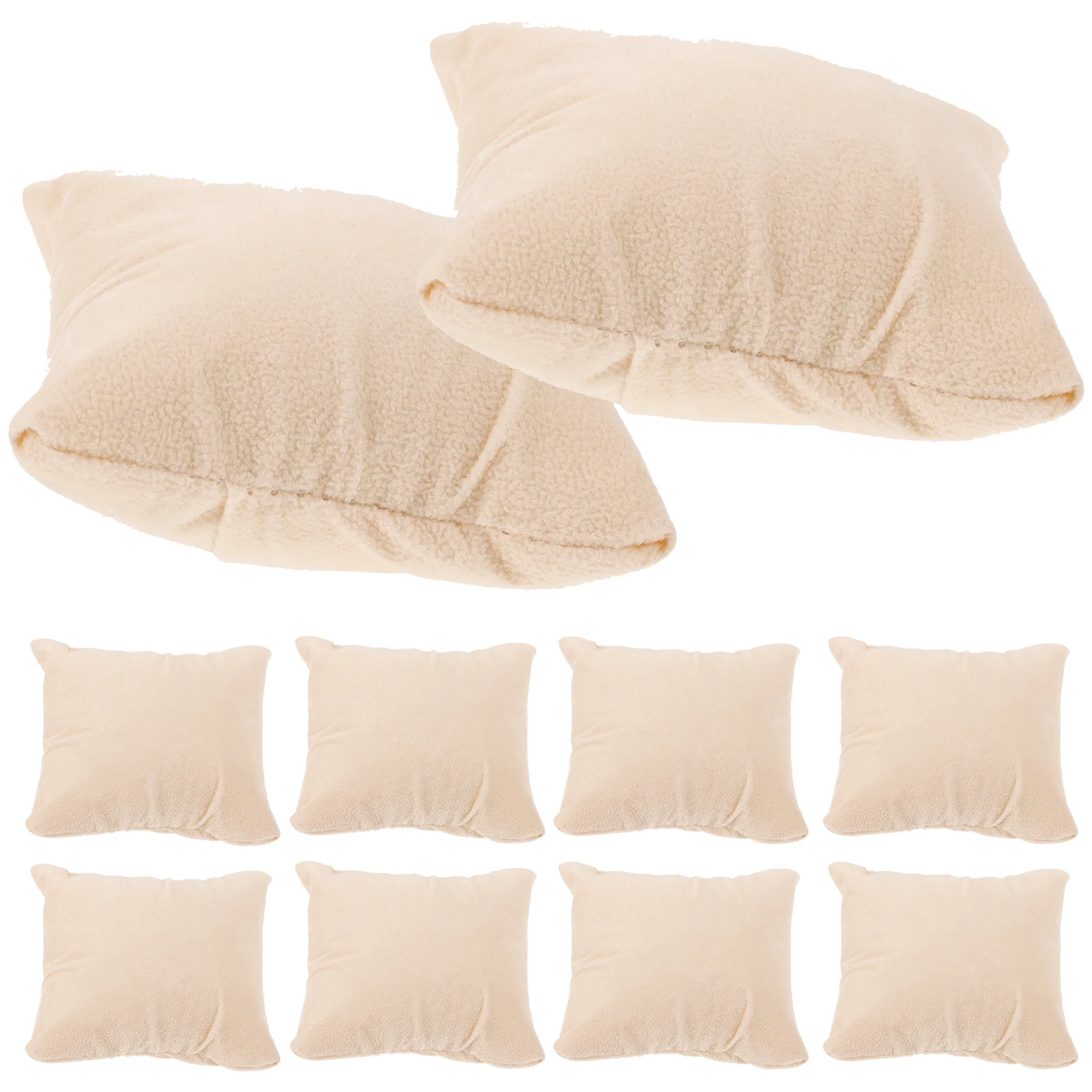 

10 Pcs Watch Display Pillow Bag Small for Bracelet Bangle Travel Cushion Watches