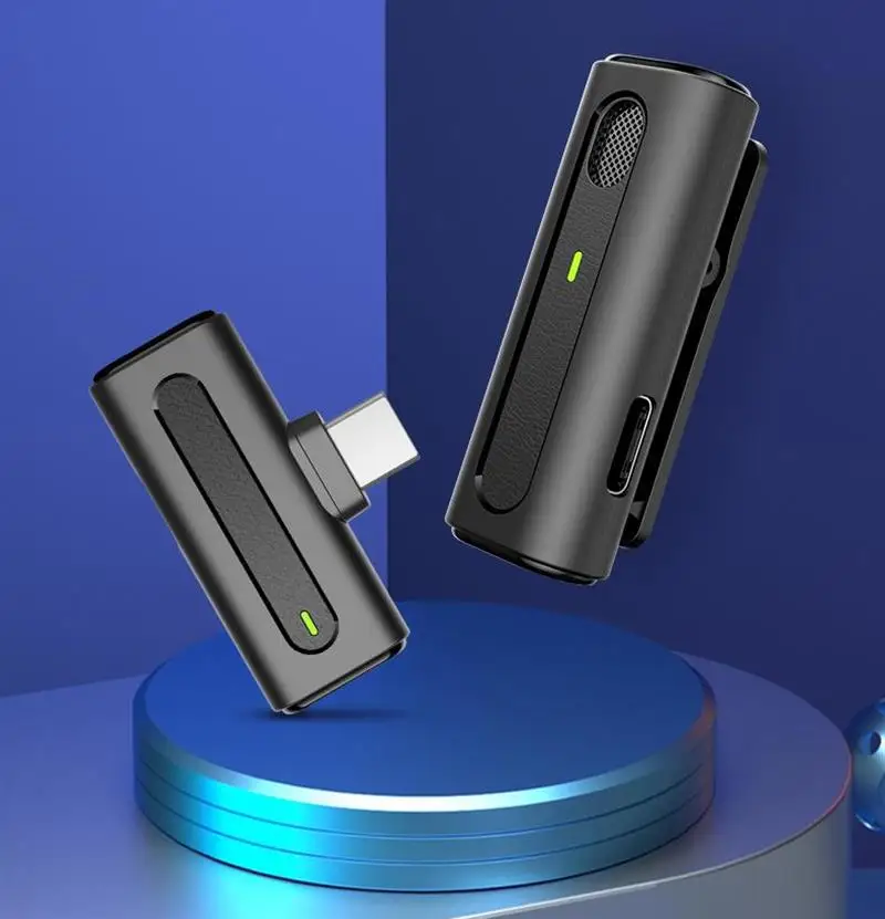 K91 Mini Wireless Lavalier Mic Portable Noise Reducition Audio Recording Microphone For IPhone Android With Charging Box