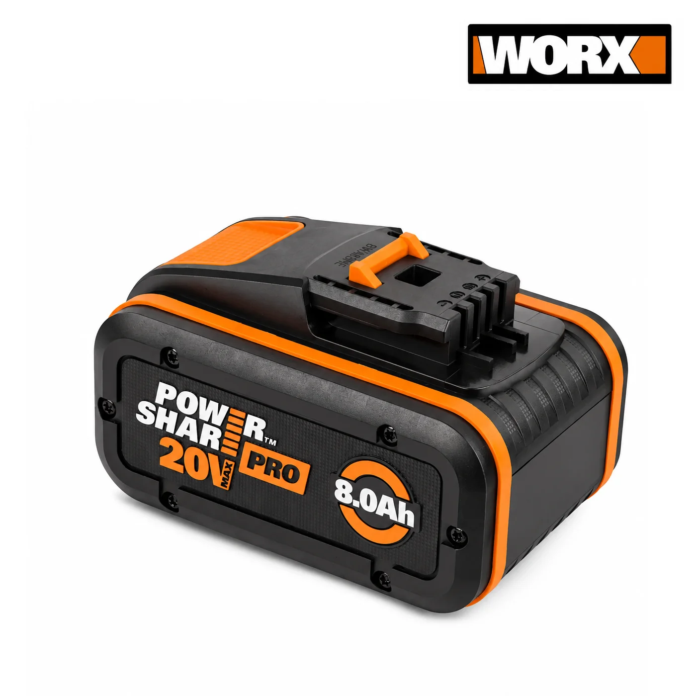 20V 8.0Ah Lithium‑Ion Battery Replacement for WORX, Compatible WA3551 WA3553, Fit Original WX Series Power Tools, Long Lasting
