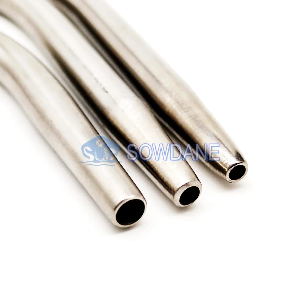 Stainless Steel Lab Weak Suction Tube Lab Aspirator Ferguson Frazier Suction Tube Lab Implant Tools