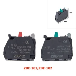 1pcs Button Switch Contact Block Zbe-101 No / Zbe-102 Nc Xb4/xb5