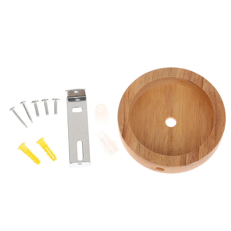 10 سنتيمتر ضوء خشبي المظلة عدة خمر الثريا لوحة السقف الخشب قواعد مصابيح لوحة السقف مصابيح الهيكل اكسسوارات الإضاءة #2