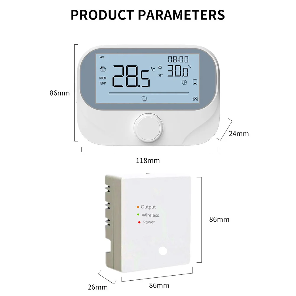 Smart Home Heating Wireless Thermostat Boiler Controller Smart Wireless Thermostat Control Programmable Thermostat