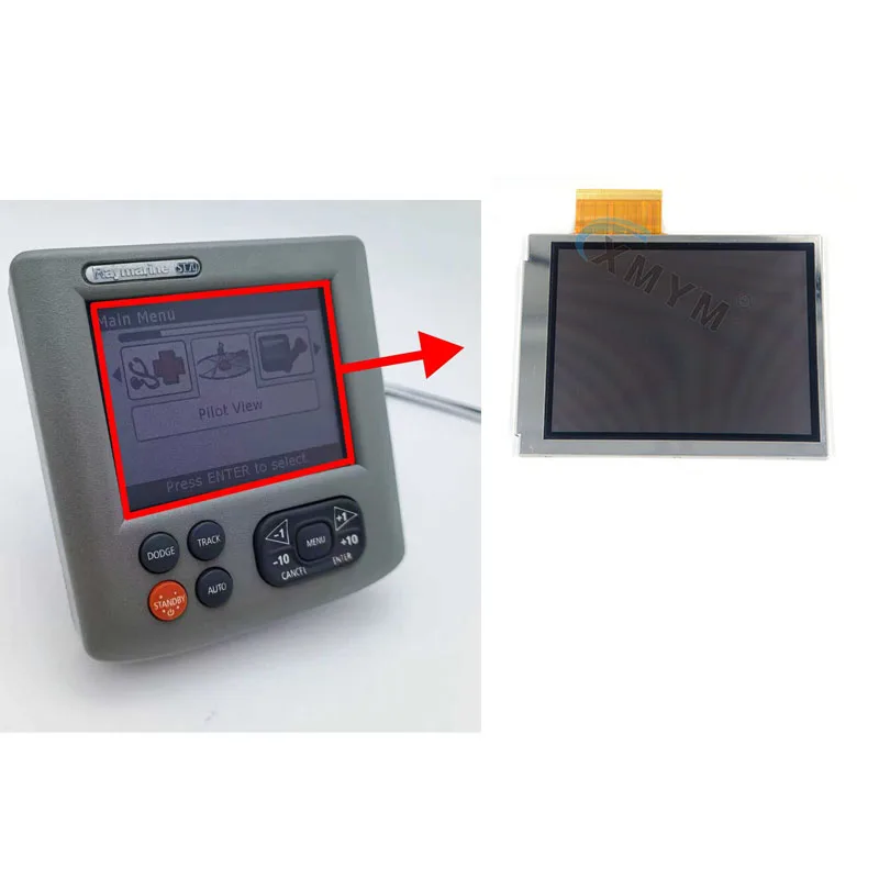 For Raymarine ST70 Autopilot Control Unit E12196 Controller /SeaTalkNG Color ST70 LCD Display Screen Replacement and Repair Use