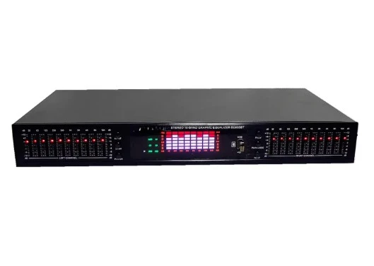20 Band USB Bluetooth HiFi Audio Equalizer with Bass Treble Control FM Radio Home Stereo System