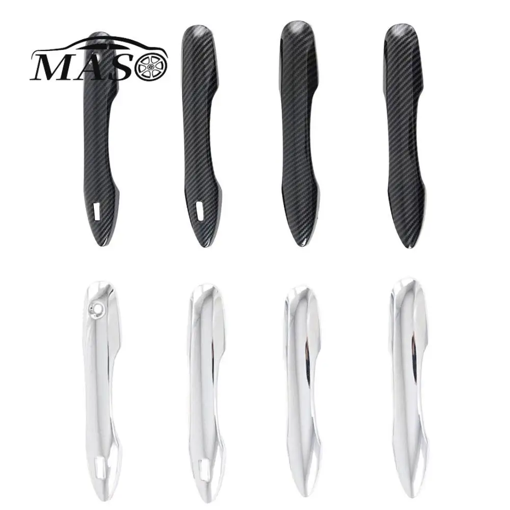 

4 шт. накладки на дверные ручки, подходят для Toyota Corolla Cross 2020-2021, аксессуары из АБС-материала