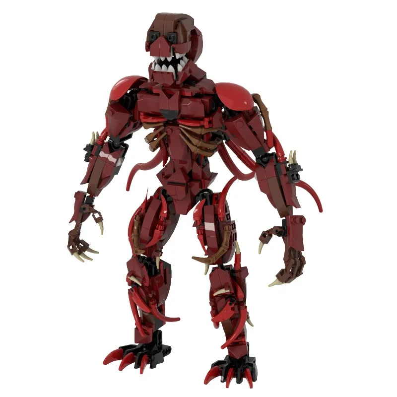 

Super Power Creature Creative Building Blocks Season 4 TV Series Villain Monster Assembly Model Brick Toy Gift forMonogatariFans