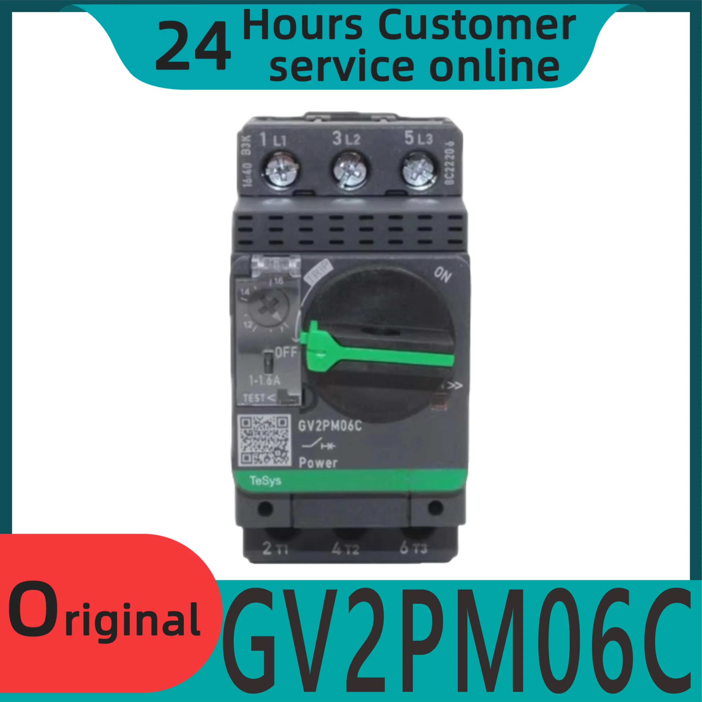 

New original motor circuit breaker GV2PM01/2/3/4/5/6/7/8/10/20/21/22/32C