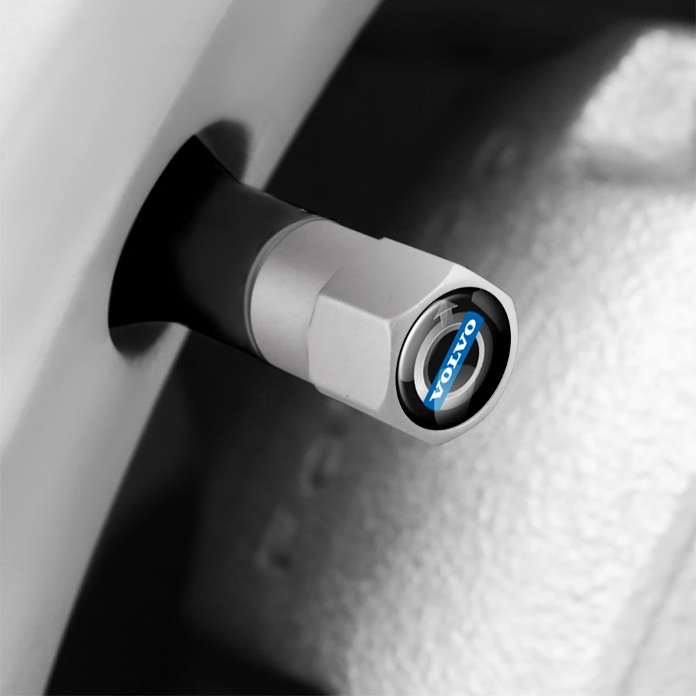 Volvo Car Tire Wheel Valve Caps Cover Suede Car Key Chain Ring Keychain For V60 V40 XC90 XC40 S60 XC60 V70 S90 V90 Accessories - Image 4