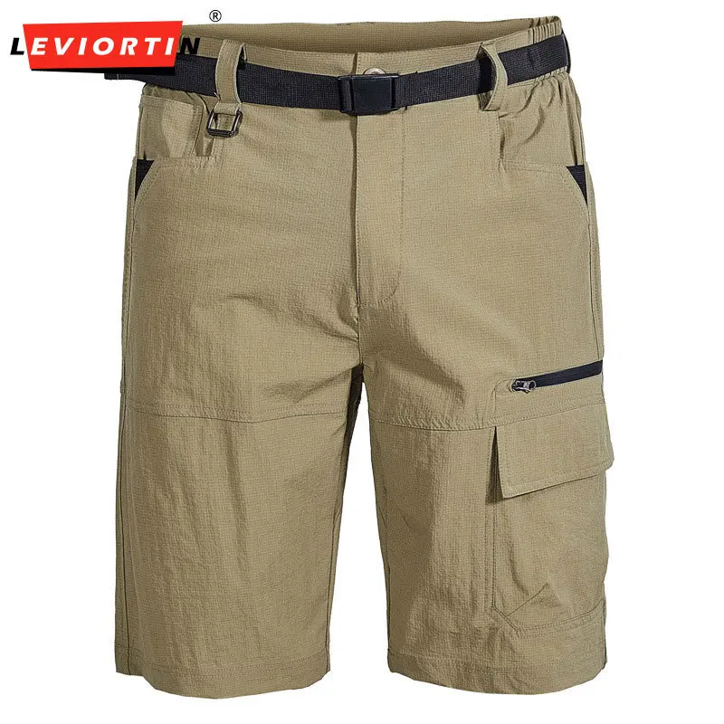 

Американские мужские модные и универсальные эластичные быстросохнущие шорты для летних походов, быстросохнущие спортивные шорты с несколькими карманами