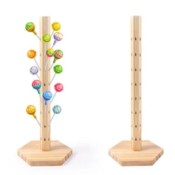 Wood Lollipop Tree Lollipop Holder Wedding Baby Shower Party Candy Lollipop Display Stand Candy Party Children Birthday Decor