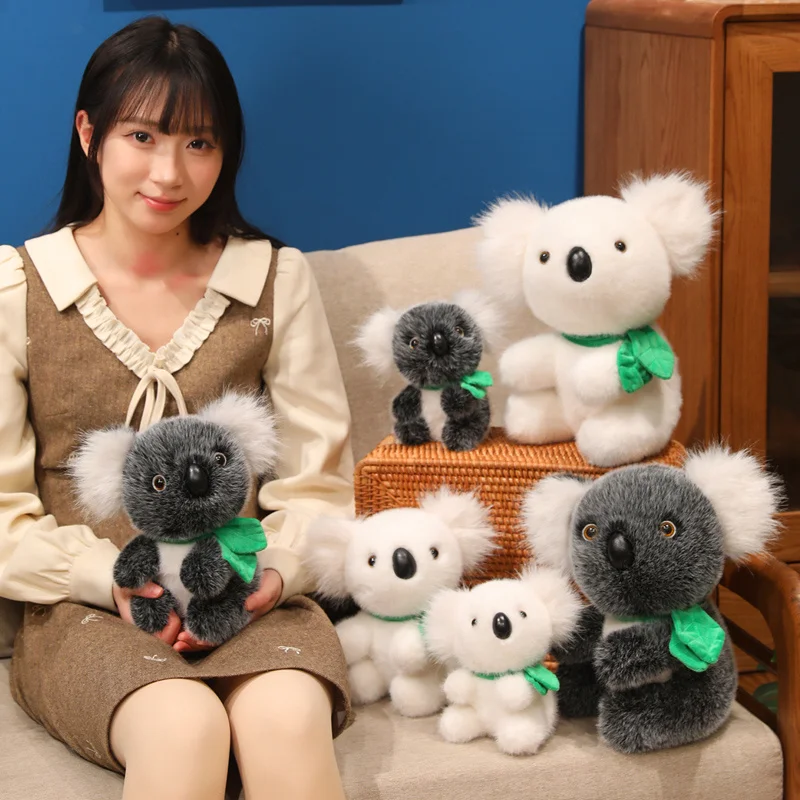 

18/30cm Forest Animal Koala Plush Toy Australia Favorite Plush Doll Hug Leaves Stuffed Animal Doll Birthday Gift